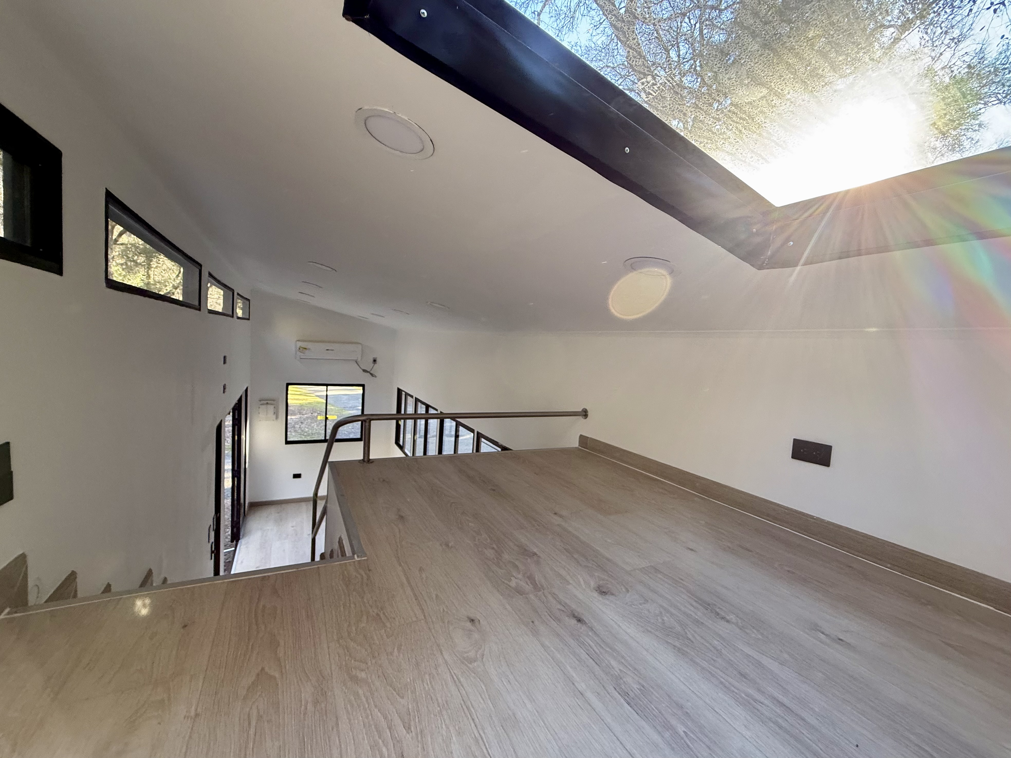Completed home at sunset
